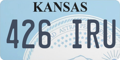 KS license plate 426IRU