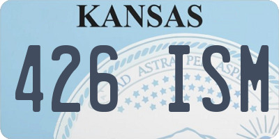 KS license plate 426ISM