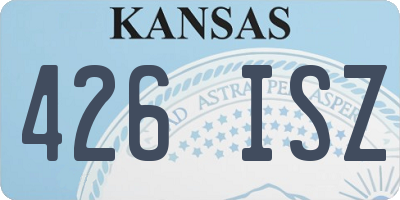 KS license plate 426ISZ