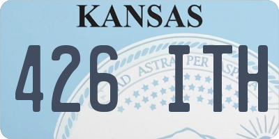 KS license plate 426ITH