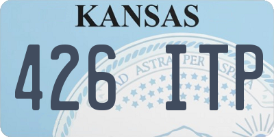 KS license plate 426ITP
