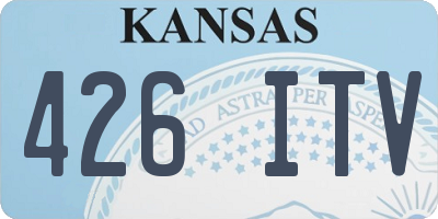 KS license plate 426ITV