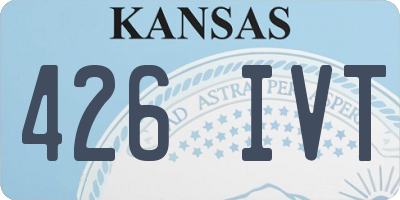 KS license plate 426IVT