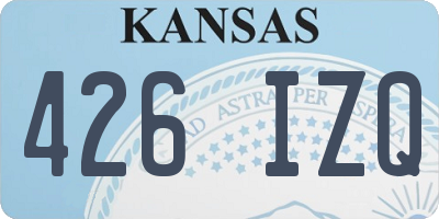 KS license plate 426IZQ