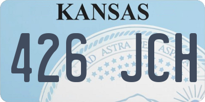 KS license plate 426JCH