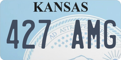 KS license plate 427AMG