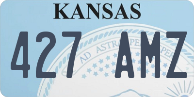KS license plate 427AMZ