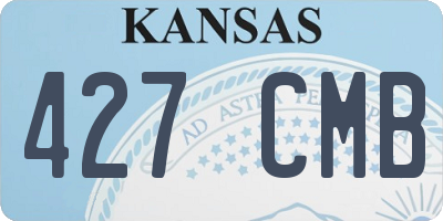 KS license plate 427CMB