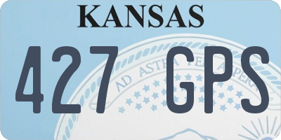 KS license plate 427GPS