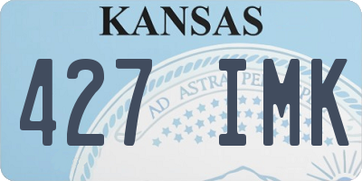 KS license plate 427IMK