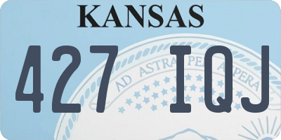 KS license plate 427IQJ
