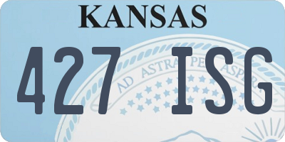 KS license plate 427ISG