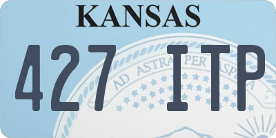 KS license plate 427ITP