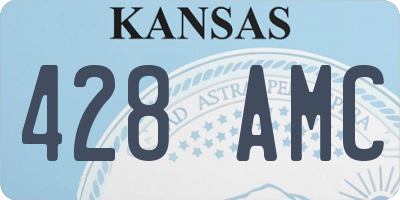KS license plate 428AMC