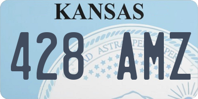 KS license plate 428AMZ
