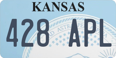 KS license plate 428APL