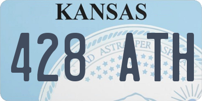 KS license plate 428ATH
