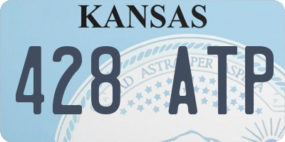 KS license plate 428ATP