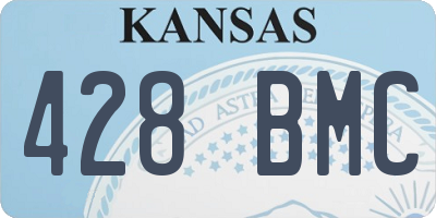 KS license plate 428BMC