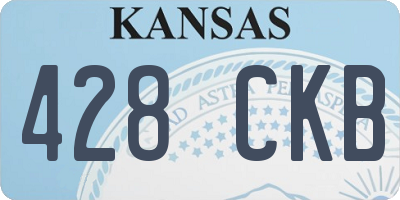 KS license plate 428CKB