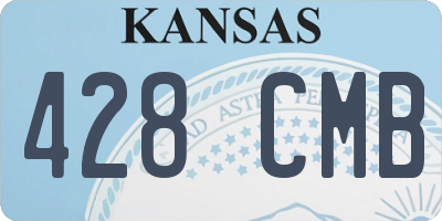 KS license plate 428CMB