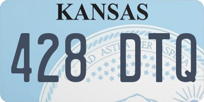 KS license plate 428DTQ