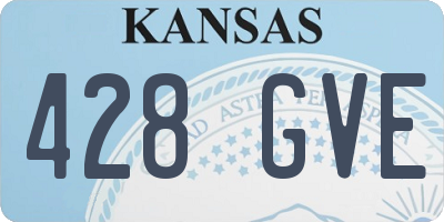 KS license plate 428GVE