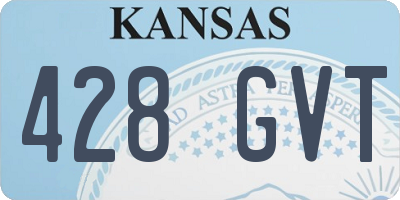 KS license plate 428GVT