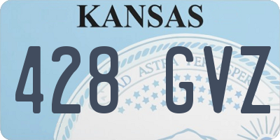 KS license plate 428GVZ