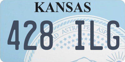 KS license plate 428ILG