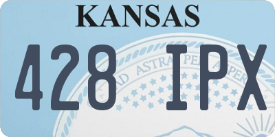 KS license plate 428IPX