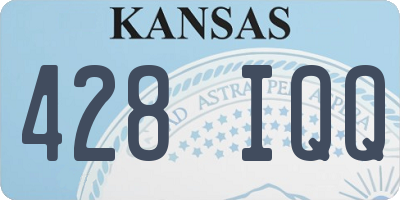 KS license plate 428IQQ
