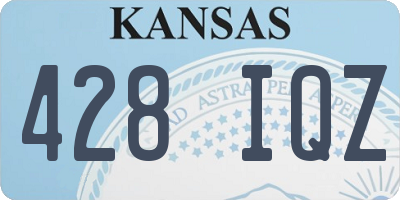 KS license plate 428IQZ