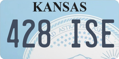 KS license plate 428ISE