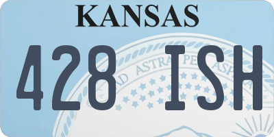 KS license plate 428ISH