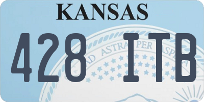 KS license plate 428ITB