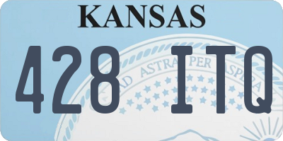KS license plate 428ITQ