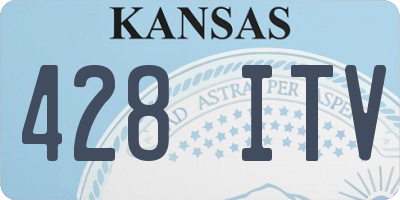 KS license plate 428ITV