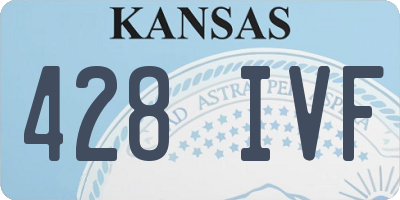 KS license plate 428IVF
