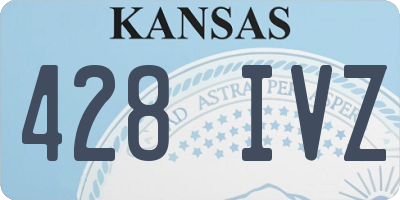 KS license plate 428IVZ