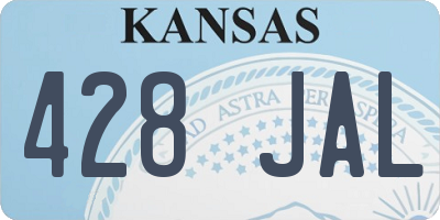 KS license plate 428JAL