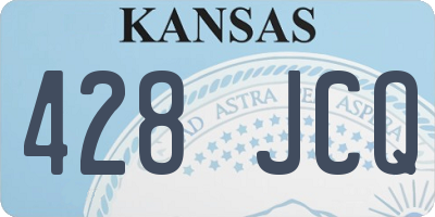 KS license plate 428JCQ