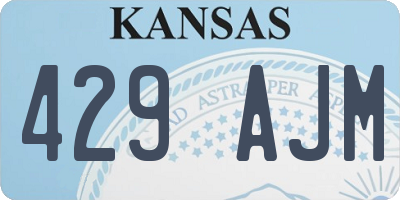 KS license plate 429AJM