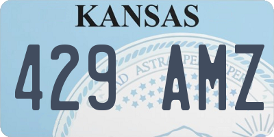 KS license plate 429AMZ