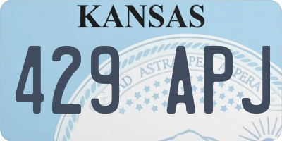 KS license plate 429APJ
