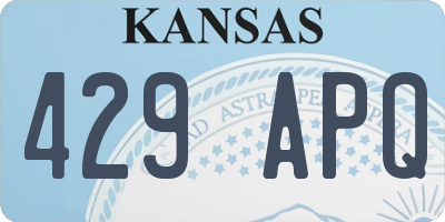 KS license plate 429APQ