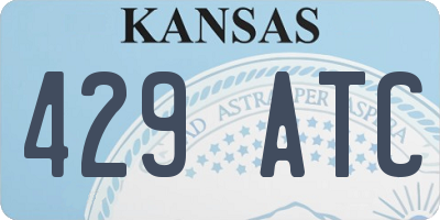KS license plate 429ATC