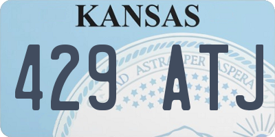 KS license plate 429ATJ