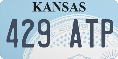 KS license plate 429ATP