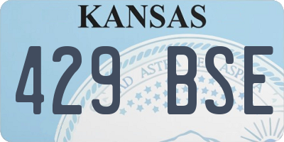 KS license plate 429BSE